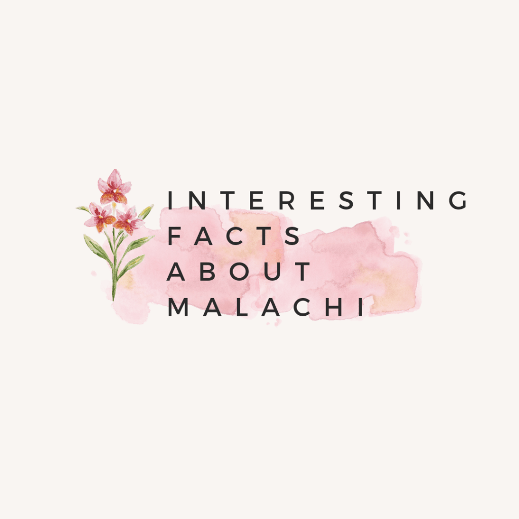 Interesting Facts About Malachi